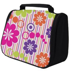 Colorful Flowers Pattern Floral Patterns Full Print Travel Pouch (big) by nateshop