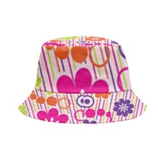 Colorful Flowers Pattern Floral Patterns Inside Out Bucket Hat by nateshop