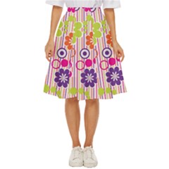 Colorful Flowers Pattern Floral Patterns Classic Short Skirt by nateshop