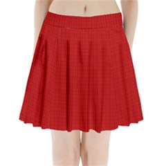 Ed Lego Texture Macro, Red Dots Background, Lego, Red Pleated Mini Skirt by nateshop