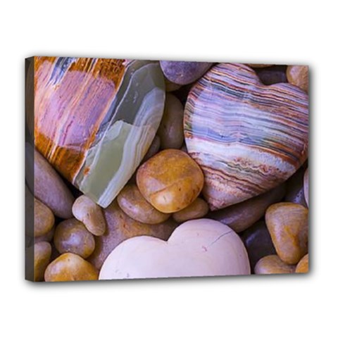 Hearts Of Stone, Full Love, Rock Canvas 16  X 12  (stretched) by nateshop