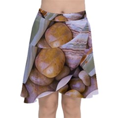 Hearts Of Stone, Full Love, Rock Chiffon Wrap Front Skirt by nateshop