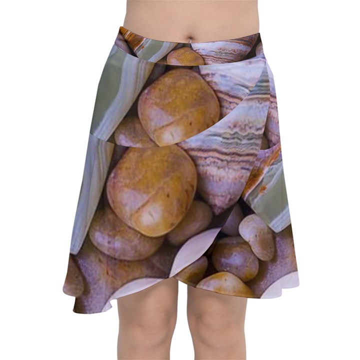 Hearts Of Stone, Full Love, Rock Chiffon Wrap Front Skirt