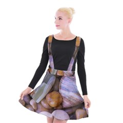 Hearts Of Stone, Full Love, Rock Suspender Skater Skirt by nateshop