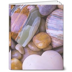 Hearts Of Stone, Full Love, Rock 8  X 10  Hardcover Notebook by nateshop