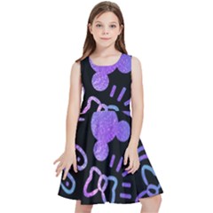 Multicolor Disney , Corazones, Mouse Kids  Skater Dress by nateshop