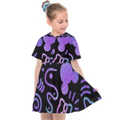 Multicolor Disney , Corazones, Mouse Kids  Sailor Dress