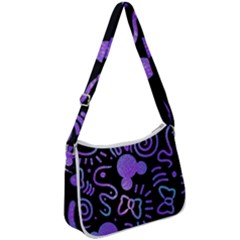 Multicolor Disney , Corazones, Mouse Zip Up Shoulder Bag by nateshop