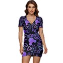 Multicolor Disney , Corazones, Mouse Low Cut Cap Sleeve Mini Dress View1