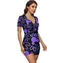 Multicolor Disney , Corazones, Mouse Low Cut Cap Sleeve Mini Dress View3