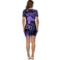 Multicolor Disney , Corazones, Mouse Low Cut Cap Sleeve Mini Dress View4