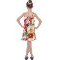 Painted Flowers Texture, Floral Background Kids  Overall Dress View2