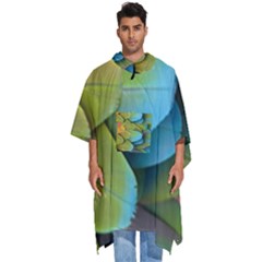 Parrot Feathers Texture Feathers Backgrounds Men s Hooded Rain Ponchos by nateshop