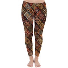 Pattern, Abstract, Texture, Mandala Classic Winter Leggings by nateshop