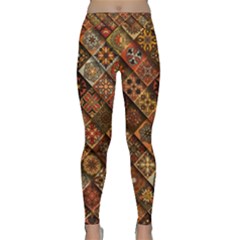 Pattern, Abstract, Texture, Mandala Classic Yoga Leggings by nateshop