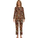 Pattern, Abstract, Texture, Mandala Womens  Long Sleeve Lightweight Pajamas Set View1