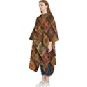 Pattern, Abstract, Texture, Mandala Women s Hooded Rain Ponchos View2