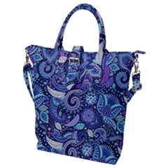 Patterns, Doodles, Pattern, Colorful, Textu Buckle Top Tote Bag by nateshop