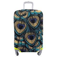 Peacock Feathers, Bird, Spirituality, Symbol, Spiritual, Luggage Cover (medium) by nateshop