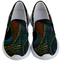 Peacock Feathers, Feathers, Peacock Nice Kids Lightweight Slip Ons by nateshop