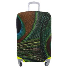 Peacock Feathers, Feathers, Peacock Nice Luggage Cover (medium) by nateshop