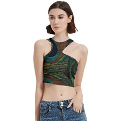 Peacock Feathers, Feathers, Peacock Nice Cut Out Top by nateshop