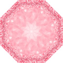 Pink Glitter Background Folding Umbrellas by nateshop