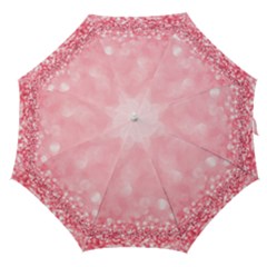 Pink Glitter Background Straight Umbrellas by nateshop