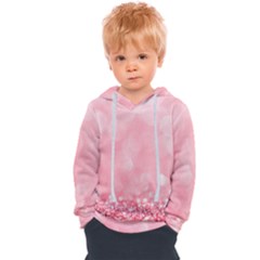 Pink Glitter Background Kids  Overhead Hoodie by nateshop