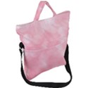 Pink Glitter Background Fold Over Handle Tote Bag View1