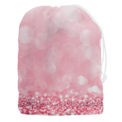 Pink Glitter Background Drawstring Pouch (3xl) by nateshop