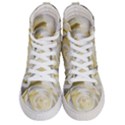 White Roses Flowers Plant Romance Blossom Bloom Nature Flora Petals Men s Hi-Top Skate Sneakers View1