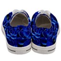 Blue Roses Flowers Plant Romance Blossom Bloom Nature Flora Petals Men s Low Top Canvas Sneakers View4