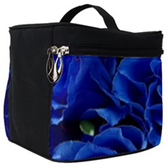 Blue Roses Flowers Plant Romance Blossom Bloom Nature Flora Petals Make Up Travel Bag (big) by Proyonanggan