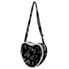 Knowledge Drawing Education Science Heart Shoulder Bag by Proyonanggan