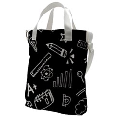 Knowledge Drawing Education Science Canvas Messenger Bag by Proyonanggan