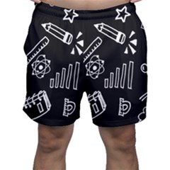 Knowledge Drawing Education Science Men s Shorts by Proyonanggan