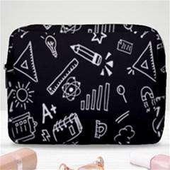 Knowledge Drawing Education Science Make Up Pouch (large) by Proyonanggan