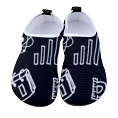 Knowledge Drawing Education Science Men s Sock-style Water Shoes by Proyonanggan