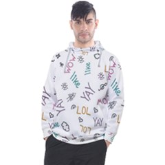 Doodle Pattern Men s Pullover Hoodie by Proyonanggan