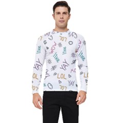 Doodle Pattern Men s Long Sleeve Rash Guard by Proyonanggan