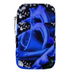 Blue Rose Bloom Blossom Waist Pouch (large) by Proyonanggan