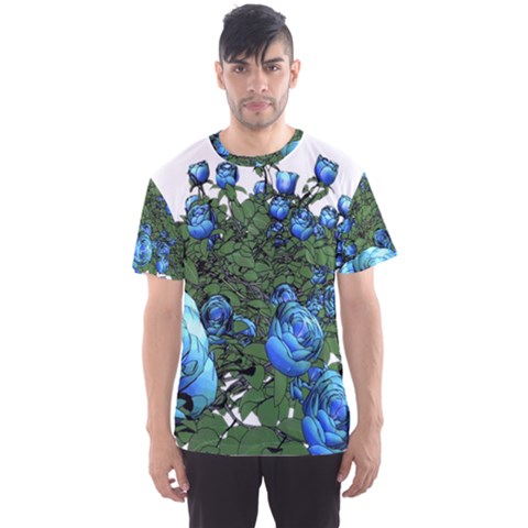 Flowers Roses Rose Nature Bouquet Men s Sport Mesh T-shirt by Proyonanggan