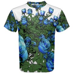 Flowers Roses Rose Nature Bouquet Men s Cotton T-shirt by Proyonanggan