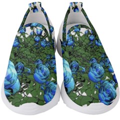 Flowers Roses Rose Nature Bouquet Kids  Slip On Sneakers by Proyonanggan