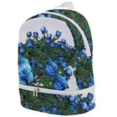 Flowers Roses Rose Nature Bouquet Zip Bottom Backpack by Proyonanggan