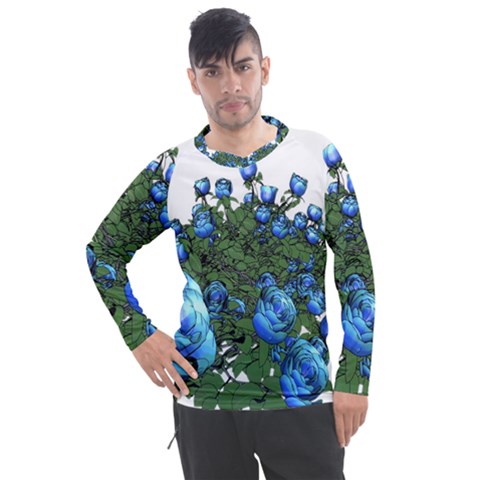 Flowers Roses Rose Nature Bouquet Men s Pique Long Sleeve T-shirt by Proyonanggan