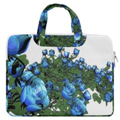 Flowers Roses Rose Nature Bouquet Macbook Pro 16  Double Pocket Laptop Bag  by Proyonanggan