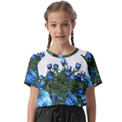 Flowers Roses Rose Nature Bouquet Kids  Basic T-shirt by Proyonanggan