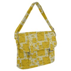 Party Confetti Yellow Squares Buckle Messenger Bag by Proyonanggan